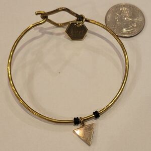 Sseko Gold Triangle Charm Bracelet